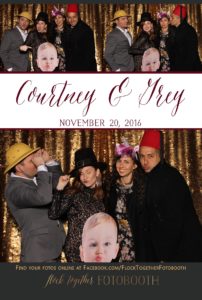 Photo booth at The Orchard in Azle, Texas