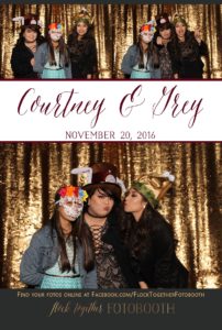 Photo booth at The Orchard in Azle, Texas