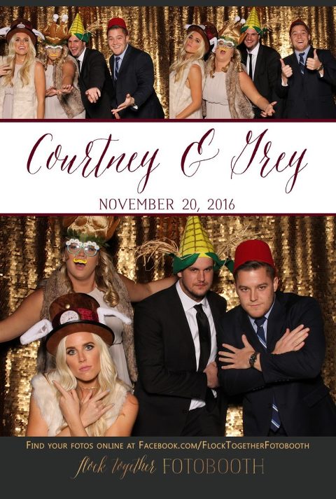 Photo booth at The Orchard in Azle, Texas