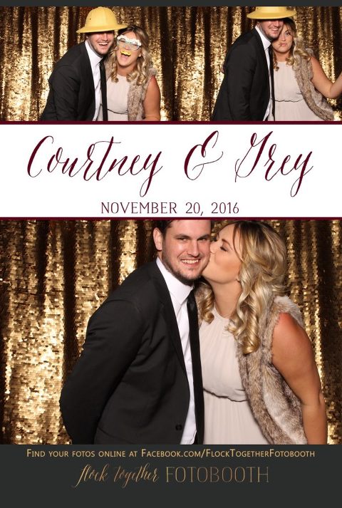 Photo booth at The Orchard in Azle, Texas