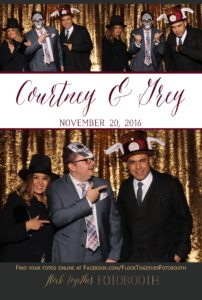 Photo booth at The Orchard in Azle, Texas