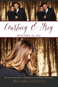 Photo booth at The Orchard in Azle, Texas
