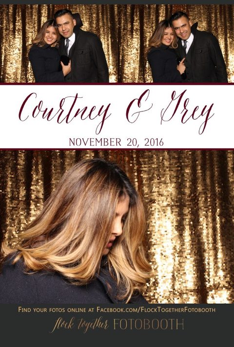 Photo booth at The Orchard in Azle, Texas