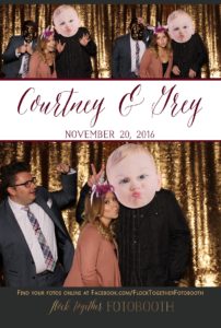 Photo booth at The Orchard in Azle, Texas
