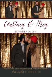 Photo booth at The Orchard in Azle, Texas