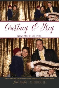 Photo booth at The Orchard in Azle, Texas