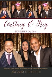 Photo booth at The Orchard in Azle, Texas