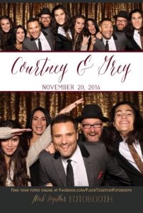 Photo booth at The Orchard in Azle, Texas
