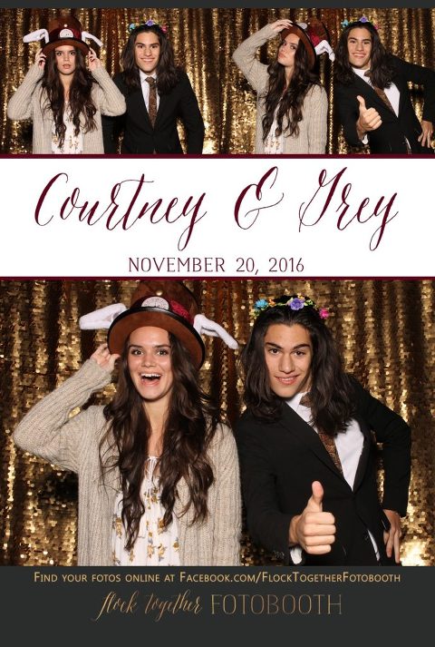 Photo booth at The Orchard in Azle, Texas