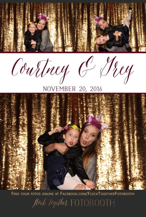 Photo booth at The Orchard in Azle, Texas