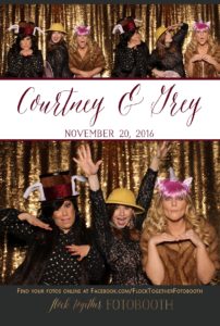 Photo booth at The Orchard in Azle, Texas