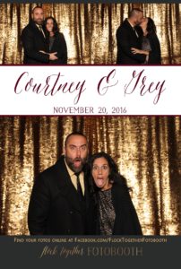 Photo booth at The Orchard in Azle, Texas