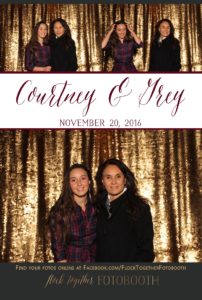 Photo booth at The Orchard in Azle, Texas