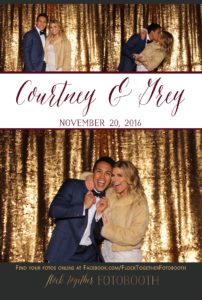 Photo booth at The Orchard in Azle, Texas