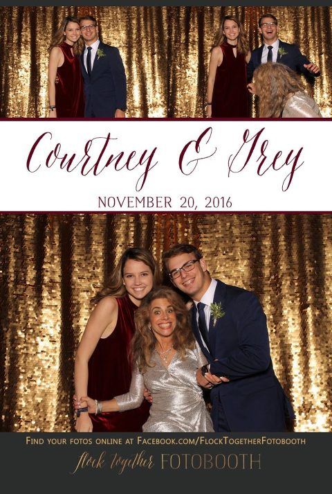 Photo booth at The Orchard in Azle, Texas