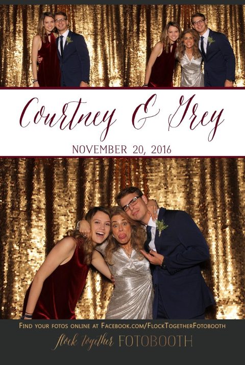 Photo booth at The Orchard in Azle, Texas