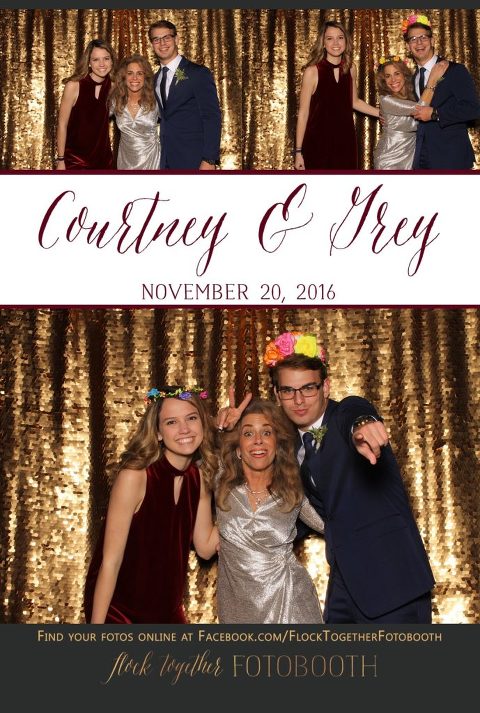 Photo booth at The Orchard in Azle, Texas