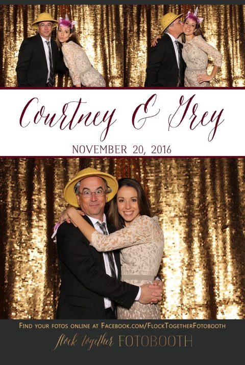 Photo booth at The Orchard in Azle, Texas