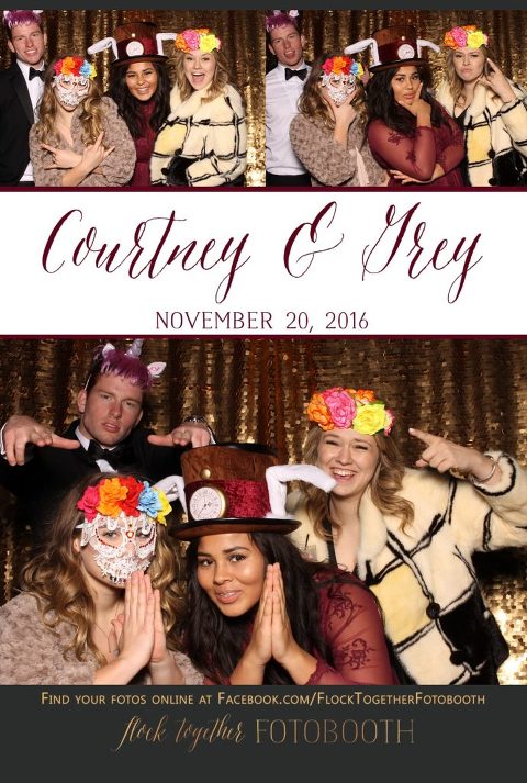 Photo booth at The Orchard in Azle, Texas