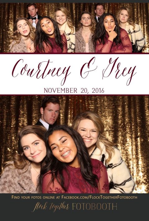 Photo booth at The Orchard in Azle, Texas