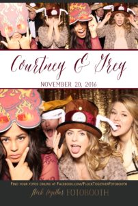 Photo booth at The Orchard in Azle, Texas