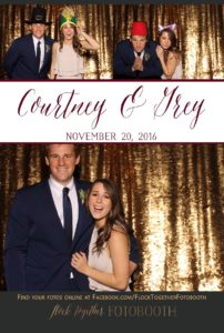 Photo booth at The Orchard in Azle, Texas