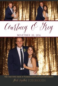 Photo booth at The Orchard in Azle, Texas