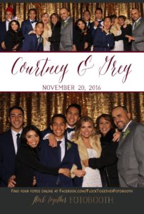 Photo booth at The Orchard in Azle, Texas