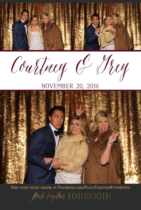 Photo booth at The Orchard in Azle, Texas
