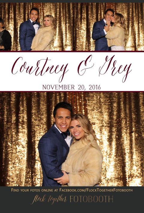 Photo booth at The Orchard in Azle, Texas