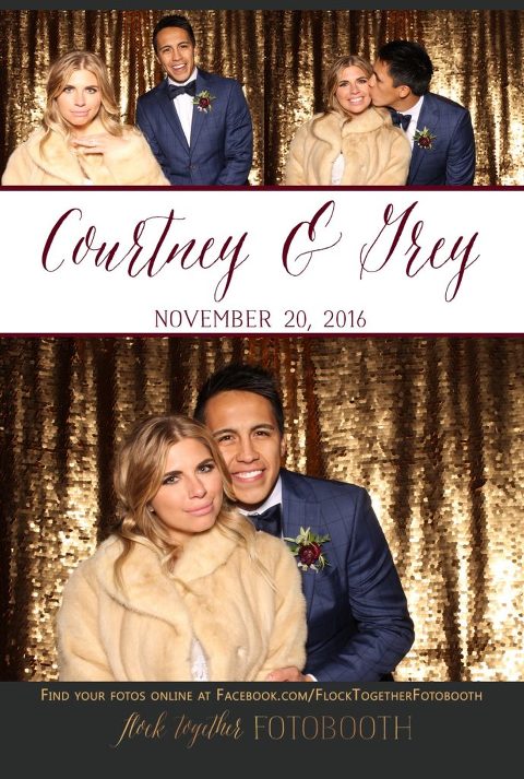 Photo booth at The Orchard in Azle, Texas