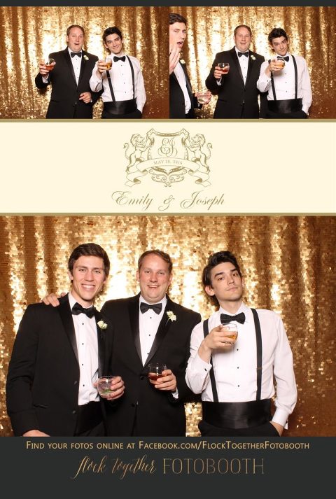 Dallas gold sequin photo booth at Union Station