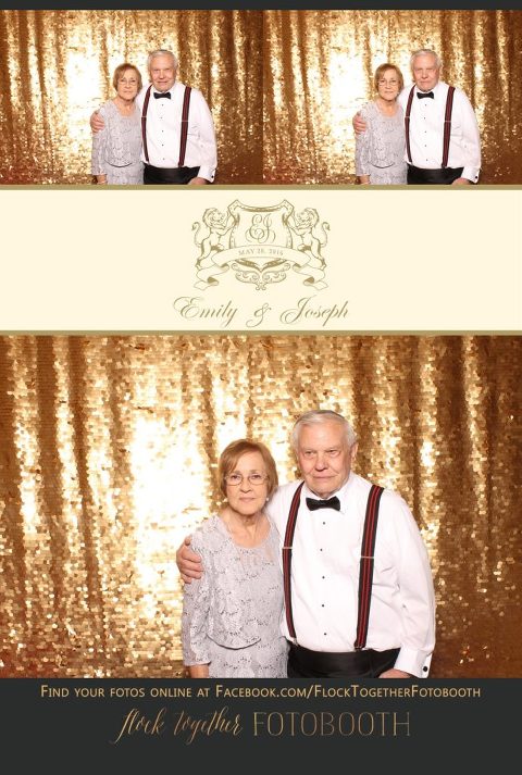 Dallas gold sequin photo booth at Union Station