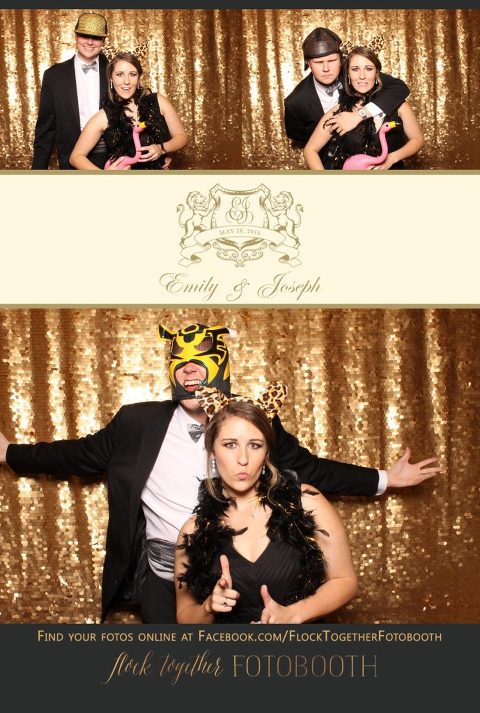 Dallas gold sequin photo booth at Union Station