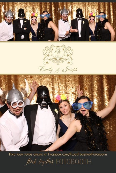 Dallas gold sequin photo booth at Union Station