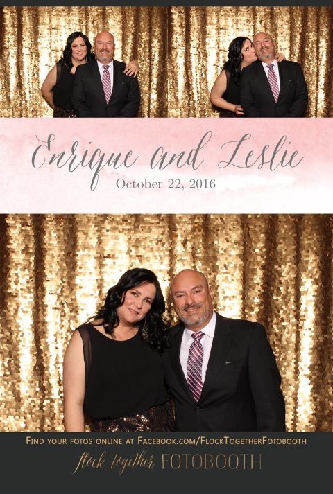 gold sequin Dallas photo booth at Tower Club Dallas