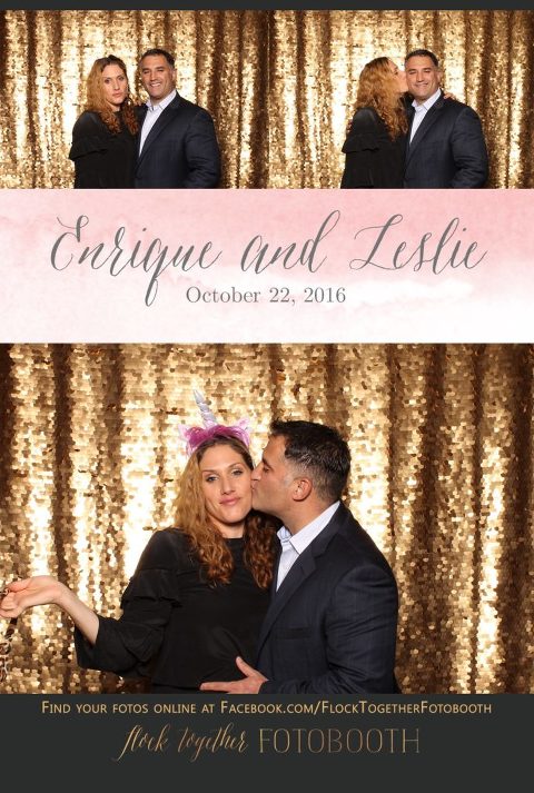 gold sequin Dallas photo booth at Tower Club Dallas