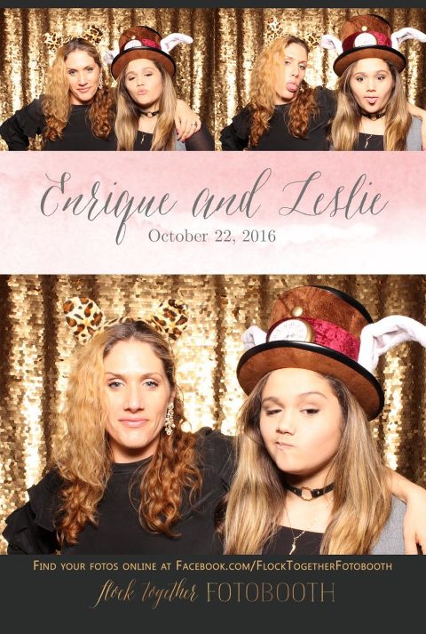 gold sequin Dallas photo booth at Tower Club Dallas