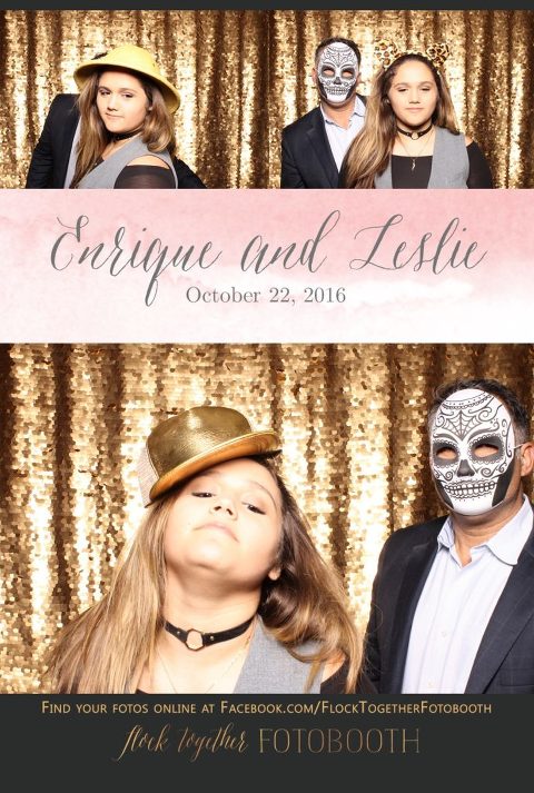 gold sequin Dallas photo booth at Tower Club Dallas