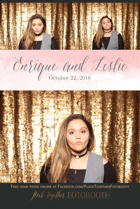 gold sequin Dallas photo booth at Tower Club Dallas