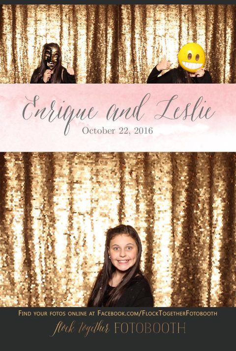 gold sequin Dallas photo booth at Tower Club Dallas