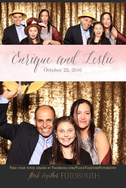 gold sequin Dallas photo booth at Tower Club Dallas