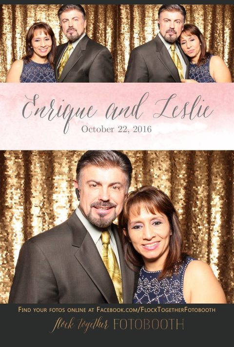 gold sequin Dallas photo booth at Tower Club Dallas