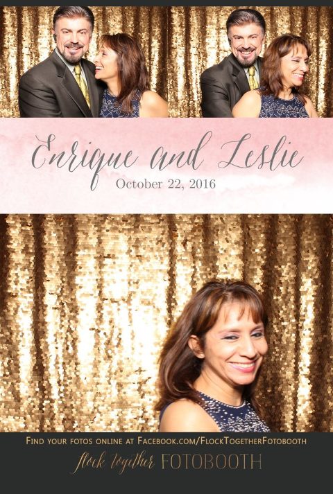 gold sequin Dallas photo booth at Tower Club Dallas