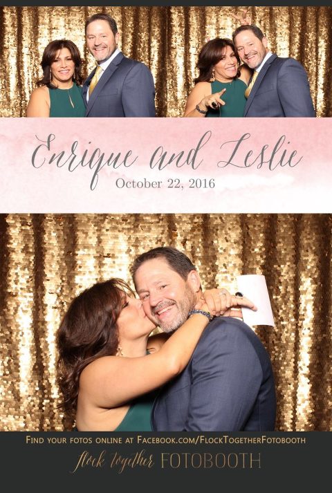 gold sequin Dallas photo booth at Tower Club Dallas