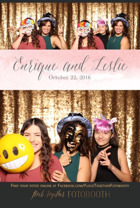 gold sequin Dallas photo booth at Tower Club Dallas