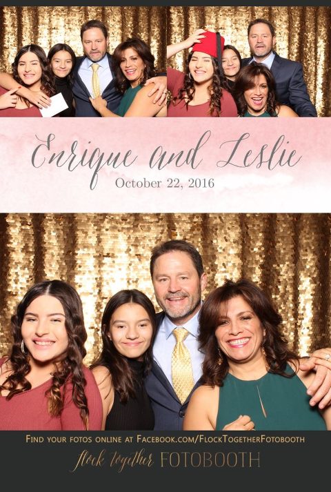 gold sequin Dallas photo booth at Tower Club Dallas