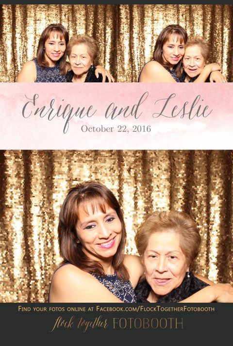 gold sequin Dallas photo booth at Tower Club Dallas