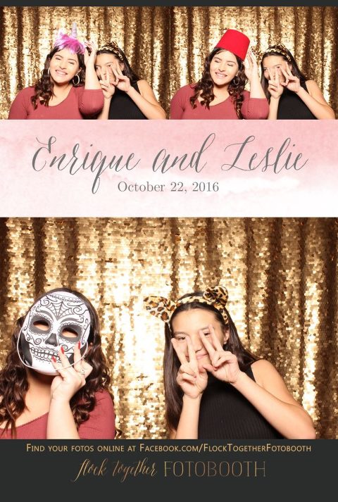 gold sequin Dallas photo booth at Tower Club Dallas
