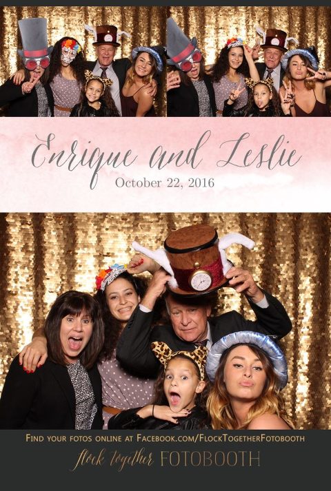 gold sequin Dallas photo booth at Tower Club Dallas